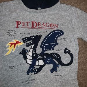2T dragon shirt with thermal from Gap